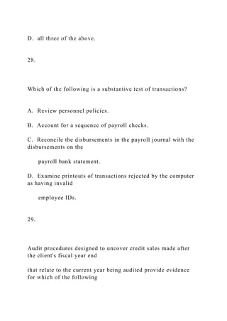 1 ACCT 422 – Auditing Theory and Practice Final.docx