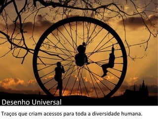Onde deveriam   Por que não      Como mudar
Acesso?   ir e não vão?   chegam até lá?   a realidade?




                                           NBR 9050/2004
 