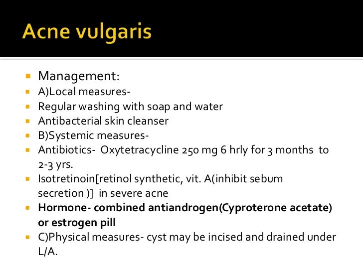 1 acne vulgaris