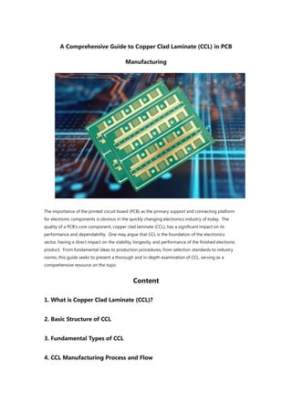 1 A Complete Guide to Copper Clad Laminate.docx