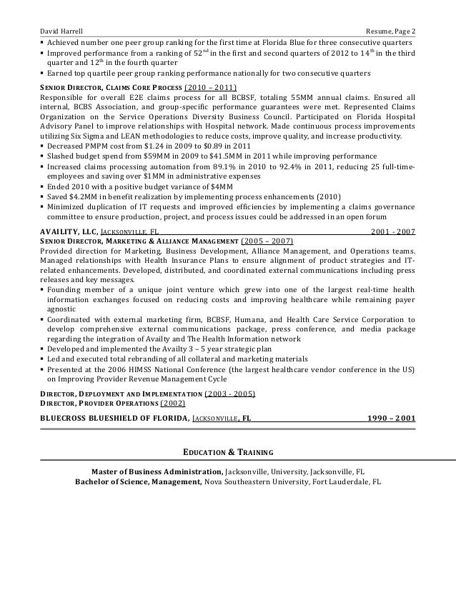 resume page number
