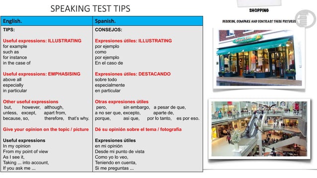 describir una imagen en ingles | PPTX