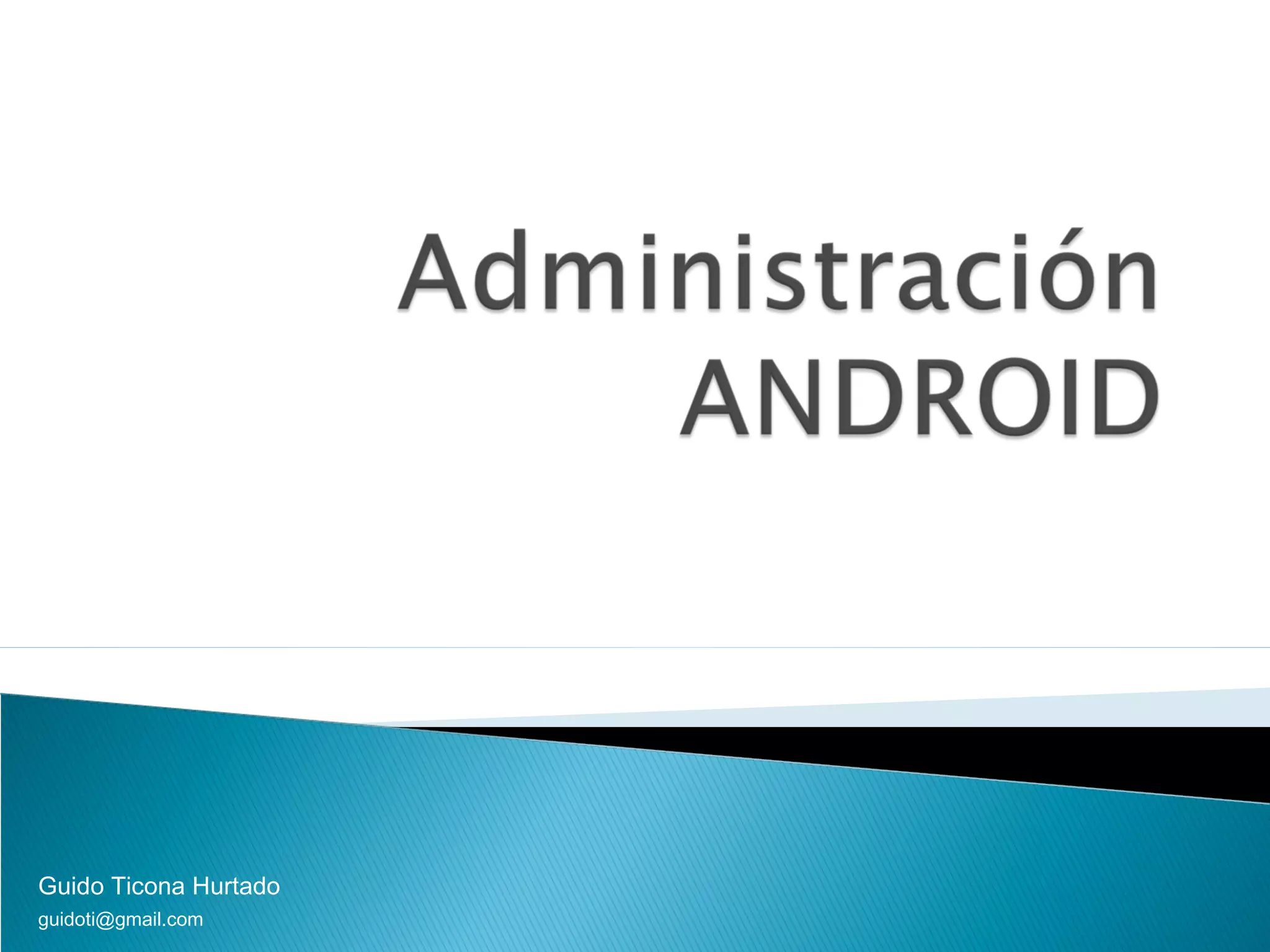 Guido Ticona Hurtado
guidoti@gmail.com
 