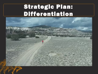 Strategic Plan:
Differentiation
 