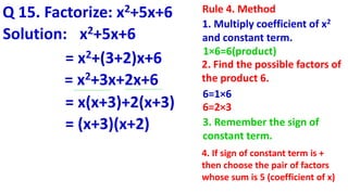 1a Factorization Ok 1a Factorization Ok
