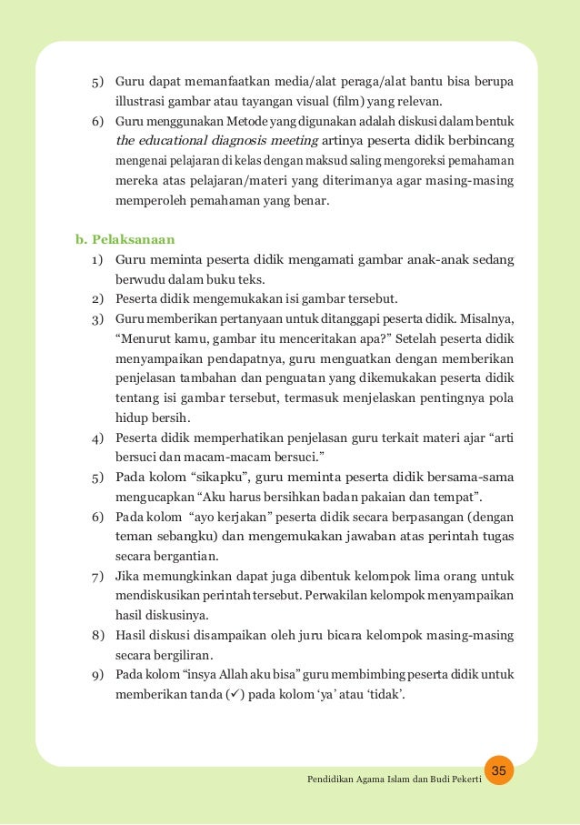 Buku Guru Agama Islam Kelas 1 Sdmi K13