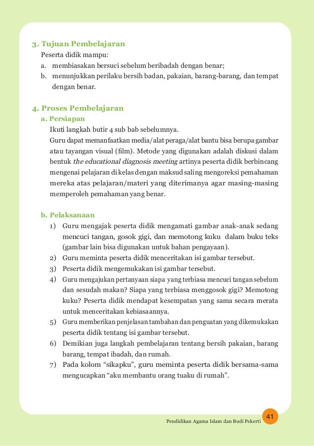 Buku Guru Agama Islam Kelas 1 Sdmi K13