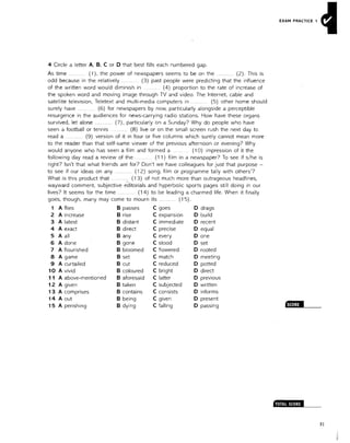 GRAMMAR AND VOCABULARY FOR CAE AND CPE | PDF
