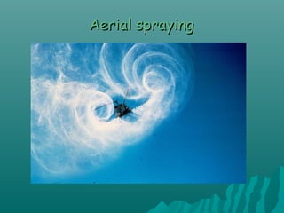 Aerial sprayingAerial spraying
 