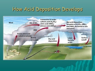 How Acid Deposition DevelopsHow Acid Deposition Develops
 