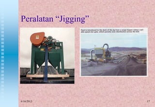 17
Peralatan “Jigging”
6/16/2013
 