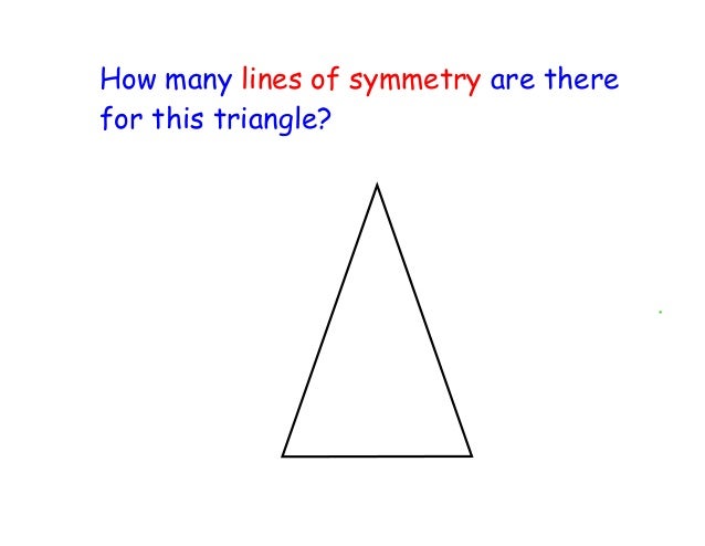 Lines of symmetry