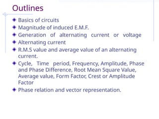 Comprehensive Fundamentals of Alternating Current and Electromagnetic ...