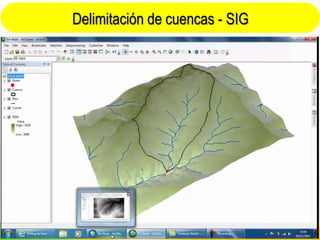 SSV 18
Delimitación de cuencas - SIG
 