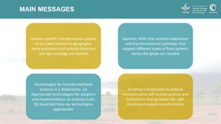 Transforming Food Systems under a Changing Climate - Ana Maria ...