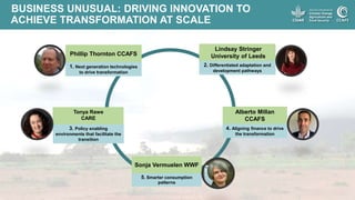 Transforming Food Systems under a Changing Climate - Ana Maria Loboguerrero COP24 opening