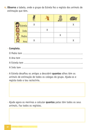 quantoSECONSOMENOSDOISDIAS
2.Completa
VINTEESETE
FICHA 13
 4 7 
2 7
AVENTURA 3
2ESOLU ÎODEPROBLEMAS 0ROPRIEDADESCLASSIlCA ÎO
STOS
 