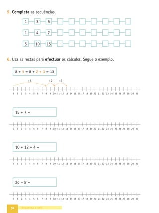 49
•
A
Grande
Aventura
•
Caderno
de
Fichas
•
Matemática
•
1.º
ano
Texto
NOME DATA - -
1. Observa os sólidos geométricos e liga-os ao cesto correcto. Por baixo de
cada cesto, escreve a palavra poliedro ou não poliedro.
2. Liga cada ﬁgura ao seu nome.
quarenta e nove
FICHA 24 AVENTURA 5
superfícies planas superfícies curvas
superfícies planas
e curvas
quadrado
círculo
hexágono
triângulo
pentágono
rectângulo
Sólidos geométricos: propriedades Polígonos
Tempo: calendário
 