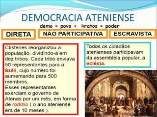 DEMOCRACIA ATENIENSE
 