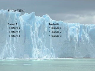 Product A
 Feature 1
 Feature 2
 Feature 3
Product B
 Feature 1
 Feature 2
 Feature 3
Slide Title
 