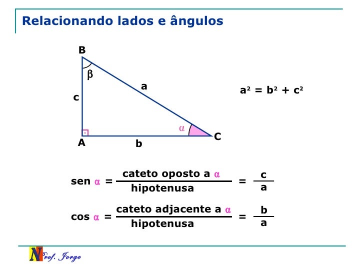 Como Descobrir O Valor Do Cateto Adjacente