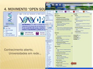 Conhecimento aberto, Universidades em rede... 