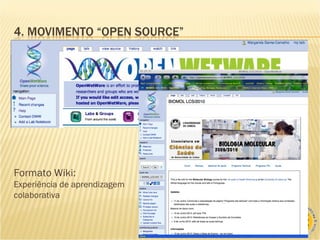 Formato Wiki:  Experiência de aprendizagem colaborativa 