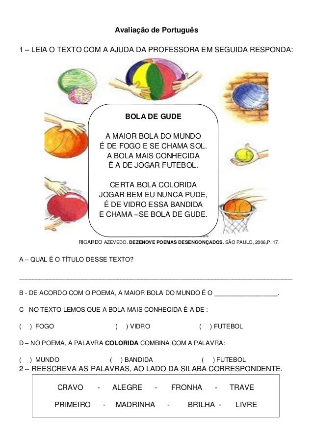 1Âº Ano Port Poema