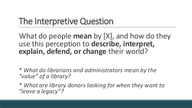 Asking Anthropological Questions