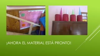 ¡AHORA EL MATERIAL ESTÁ PRONTO!
 