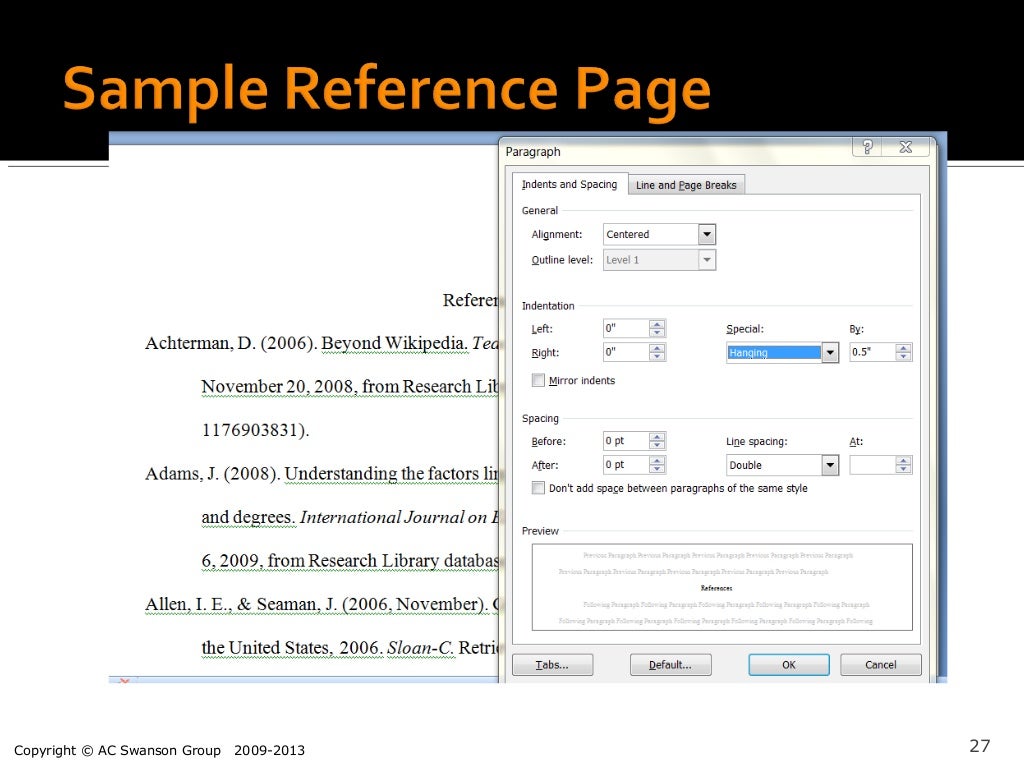 Module 1 APA Style