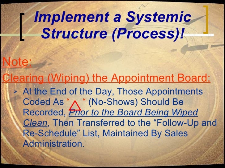1. Appointments Mean Business Pp