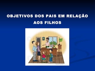 OBJETIVOS DOS PAIS EM RELAÇÃO AOS FILHOS 