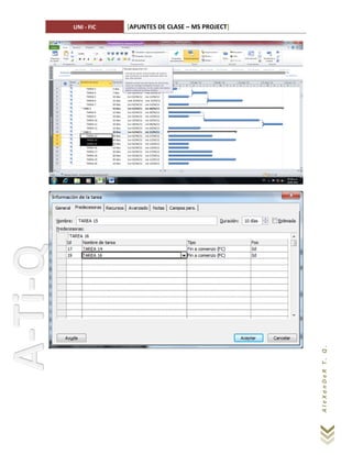 1 MS PROJECT _ apuntes de clase | PDF