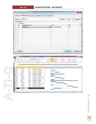 1 MS PROJECT _ apuntes de clase | PDF