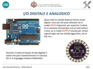 Lezione 1 arduino - corso 20 ore | PPT