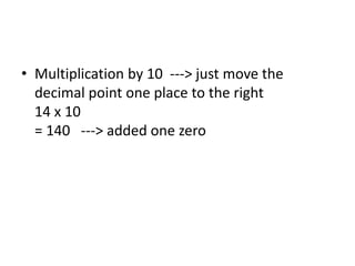 1 arithmetic shortcuts | PPT