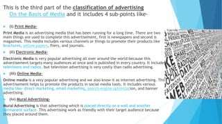 Advertising and Sales Promotion concepts | PPTX