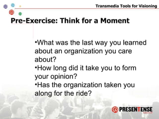 Pre-Exercise: Think for a Moment ,[object Object],[object Object],[object Object]