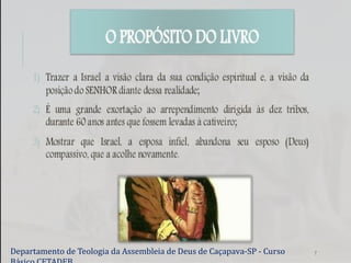 Departamento de Teologia da Assembleia de Deus de Caçapava-SP - Curso
 