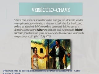 Departamento de Teologia da Assembleia de Deus de Caçapava-SP - Curso
 