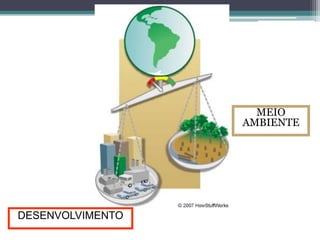 MEIO
AMBIENTE
DESENVOLVIMENTO
 