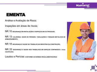 1ª Aula Análise de Riscos, Segurança do Trabalho | PPTX