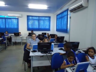 1ª aula com o Laptop UCA