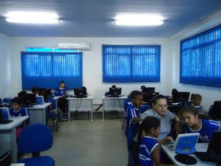 1ª aula com o Laptop UCA
