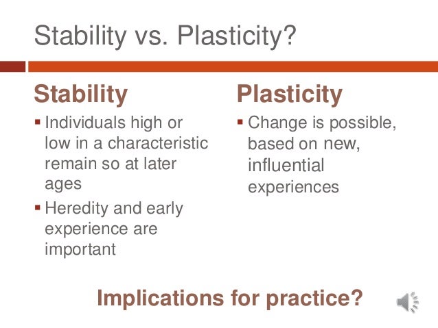 Nature Vs Nurture Stability Vs Change Nature Vs Nurture Stability Vs Change