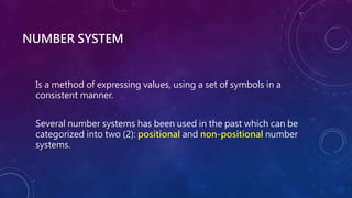 Number System & Data Representation | PPTX