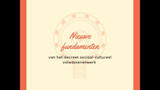 TITELDIA: nieuwe fundamenten
 