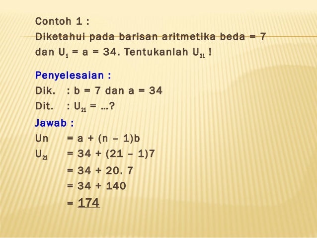 Diketahui Suatu Barisan 1 7 16 – Wulan