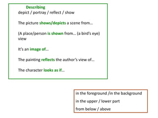 Describing a work of art | PPTX